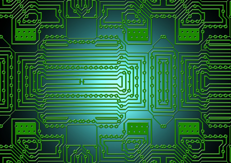 Computer Chip and Networking Graphic; no attribution required