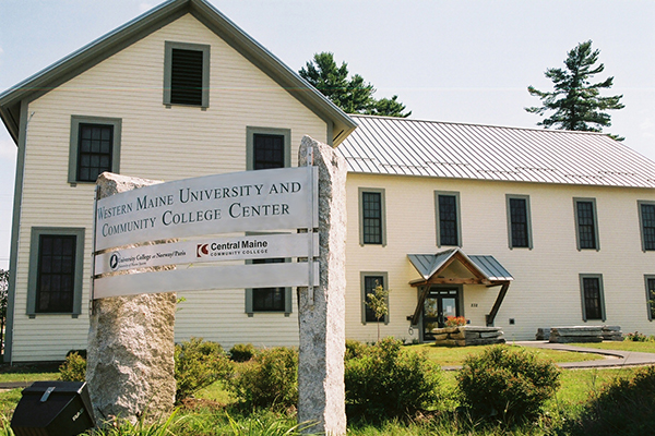 Western Maine Center Sign