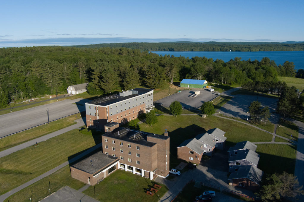 Aerial view of the CMCC dormitories